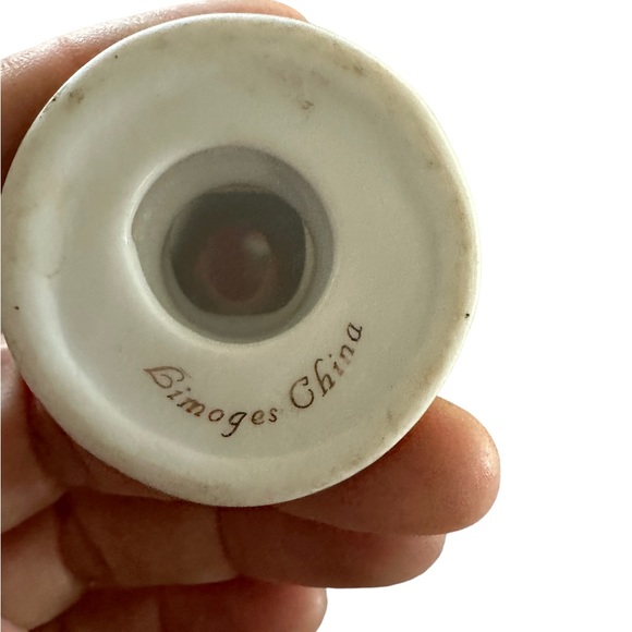 REGIMENTAL LIMOGES CHINA FRENCH NAPOLEONIC ERA SOLDIER BUST FIGURINE - Picture 4 of 5